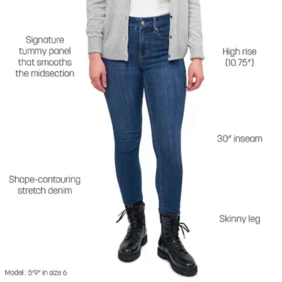 Seven7 Tummyless Skinny Jean size 16 - Picture 6 of 7